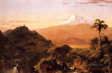 Frederic Edwin Church Painting - South American Landscape scenery Hudson River Frederic Edwin Church
